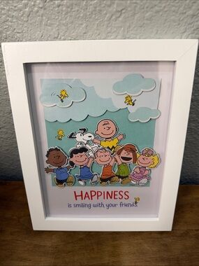 Peanuts 'Happiness' Framed Art Print - Multi by Dayspring